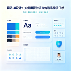 晋中建站-网站UI设计:如何用视觉语言传递品牌信任感